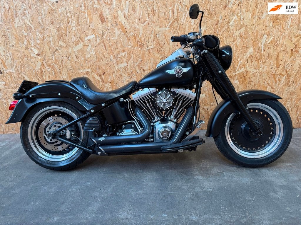 Harley Davidson Fatboy special Low mat zwart mooi, Chopper, Bedrijf, Meer dan 35 kW, 1584 cc