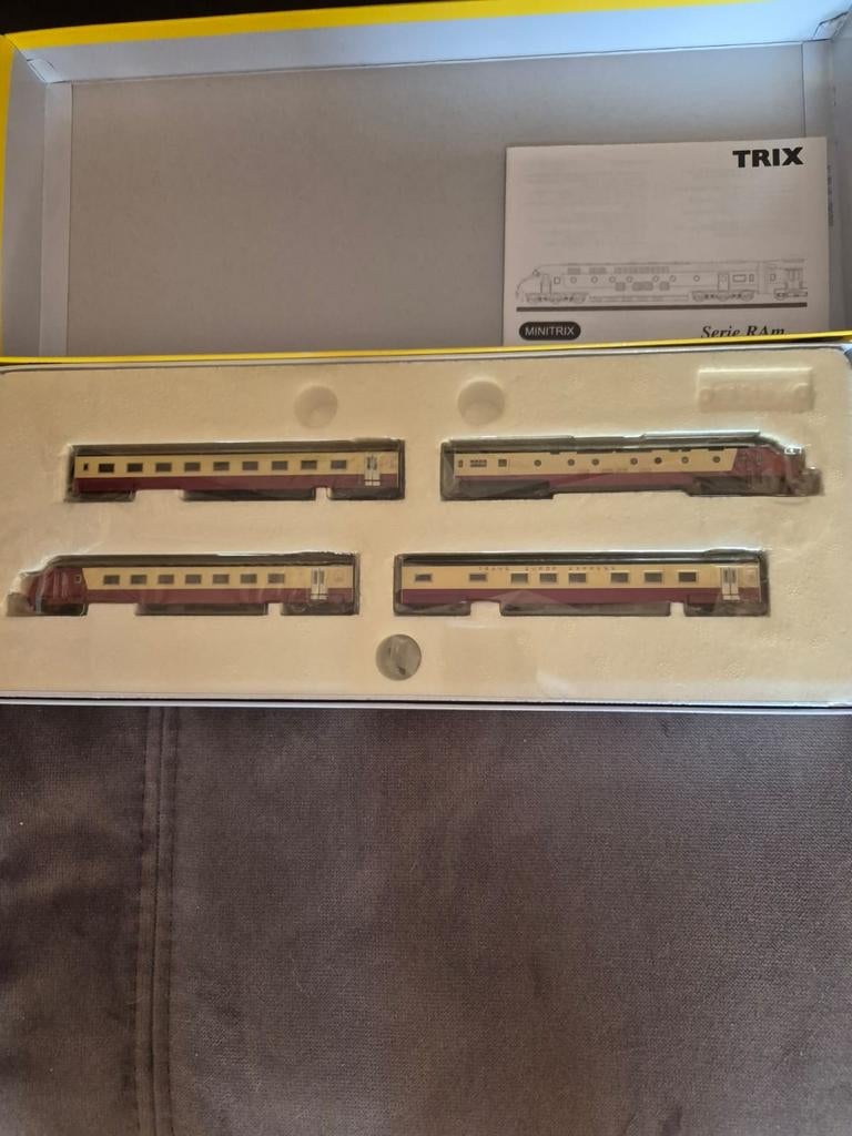 Trix Minitrix Serie RAm & Fleischmann Piccolo 7138, Treinset, Gelijkstroom, Trix, Nieuw