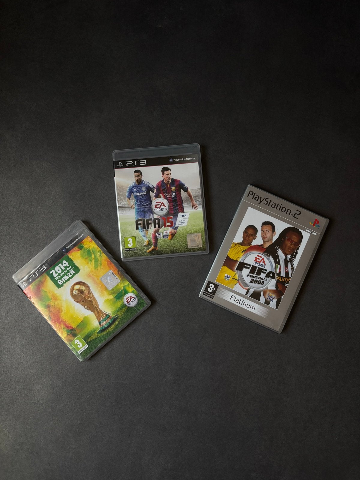 FIFA Games Collectie: FIFA 15, FIFA 2014, FIFA 2003, Spelcomputers en Games, Games | Sony PlayStation 2, Ophalen, Gebruikt, 2 spelers