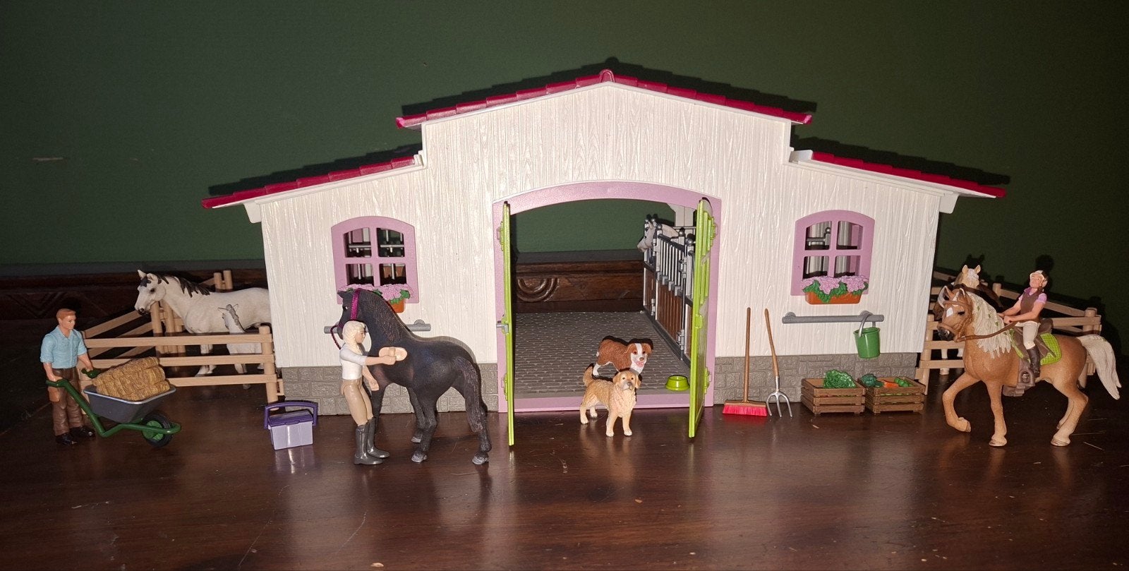 Schleich manege, Ophalen, Zo goed als nieuw