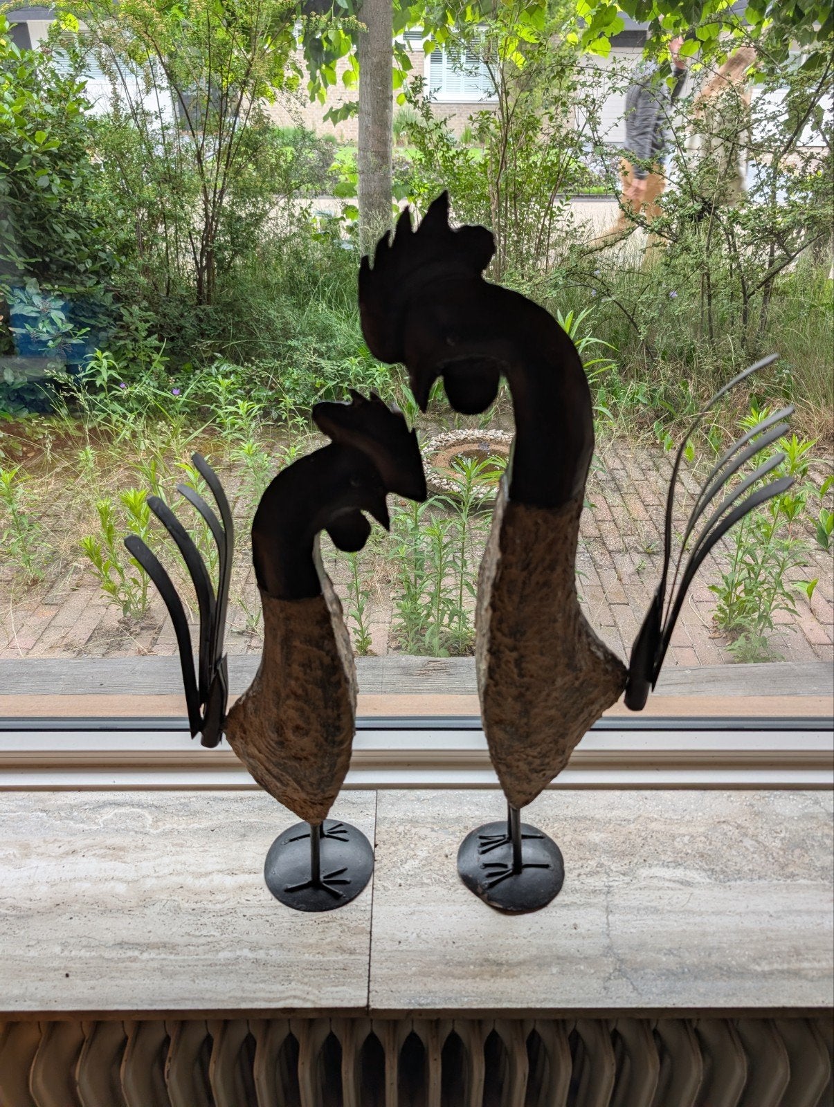 Decoratie kippen - Set van 2, Huis en Inrichting, Ophalen, Gebruikt, Meerkleurig, Landelijk