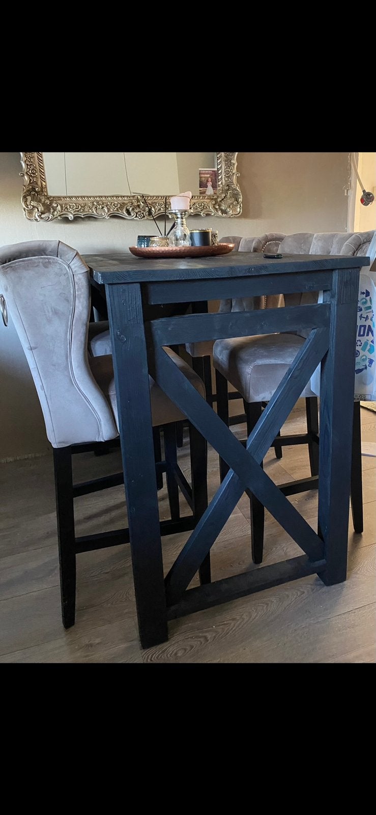 Bartafel incl stoelen, Ophalen, Gebruikt