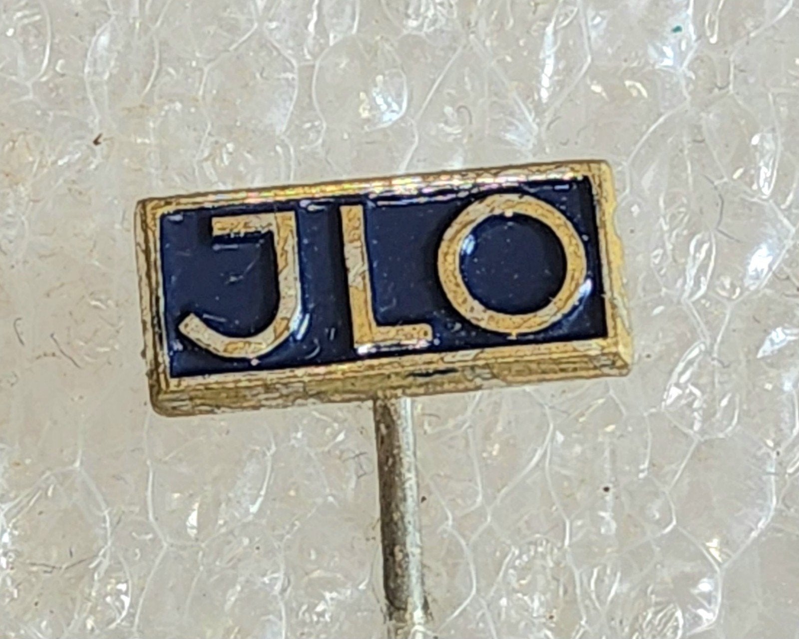 Vintage Speldje JLO Bromfiets Motors, Ophalen of Verzenden, Gebruikt, Merk, Speldje of Pin