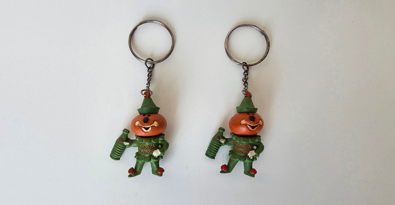 Originele, vintage Fanta sleutelhangers, Ophalen of Verzenden, Zo goed als nieuw, Merk
