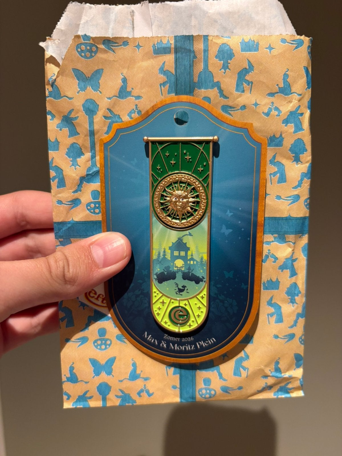 Efteling zomer pin 4, Verzamelen, Efteling, Ophalen of Verzenden, Zo goed als nieuw, Button of Speldje