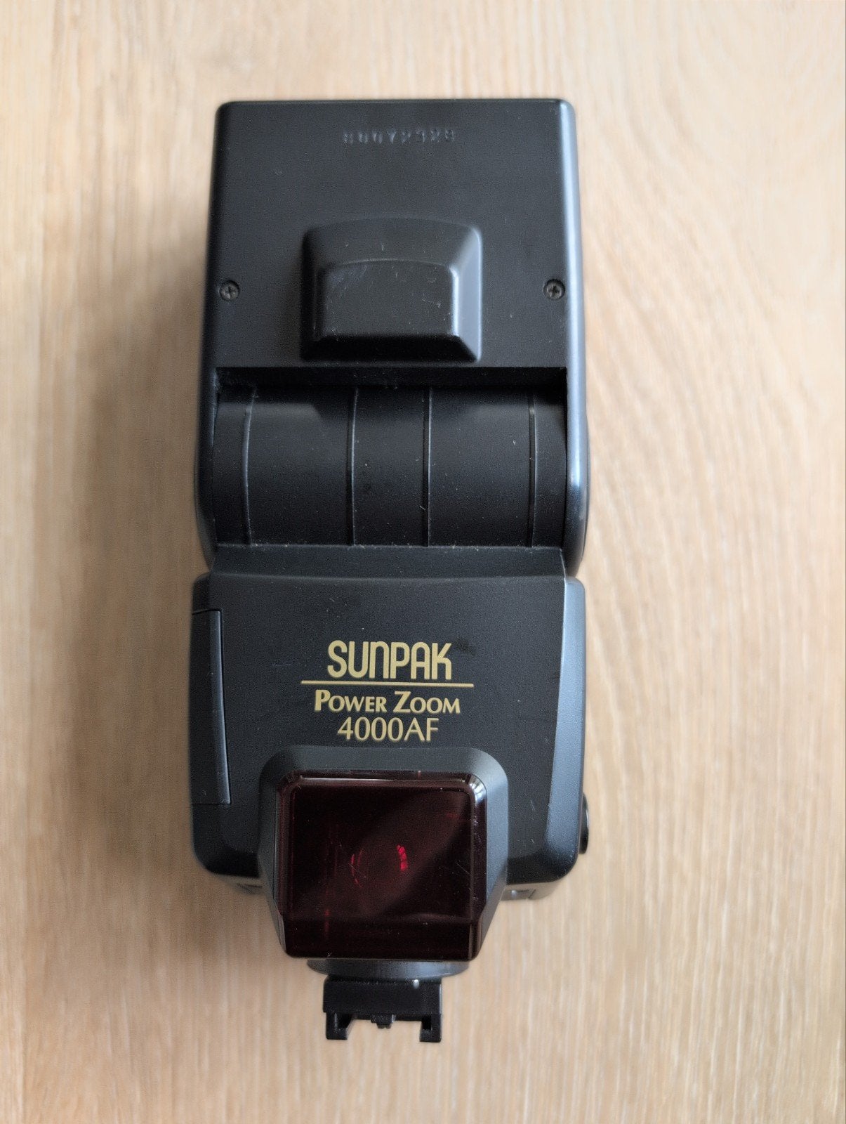 Sunpak Power Zoom 4000AF flitser voor Minolta camera's, Ophalen of Verzenden, Gebruikt, Overige merken