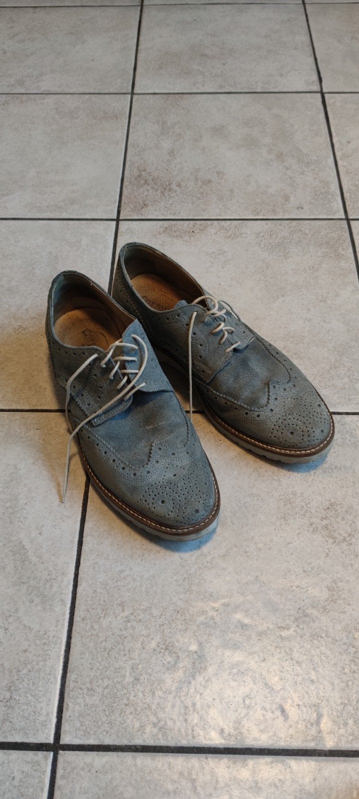 Cotton & Silk nette schoenen - Maat 42 - Blauw, Ophalen of Verzenden, Gedragen, Blauw