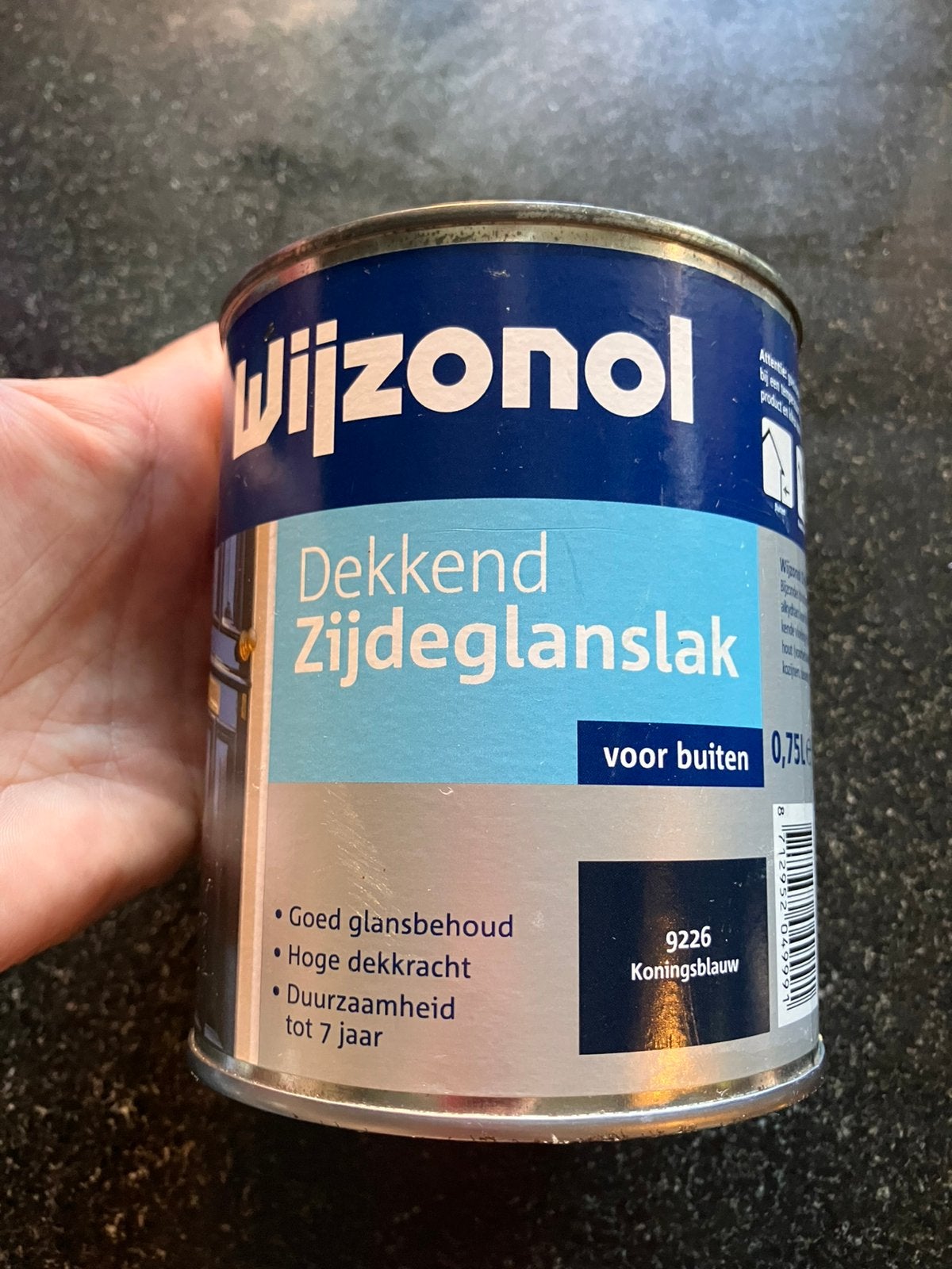 Wijzonol - zijdeglans - Koningsblauw (9226), Ophalen, Blauw, Nieuw, Lak