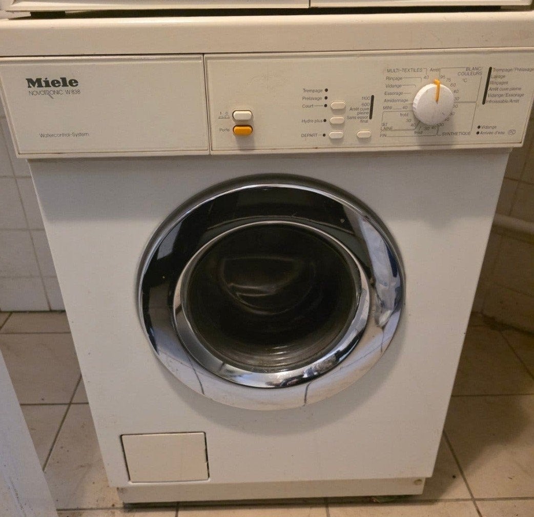 miele wasmachine, Witgoed en Apparatuur, Ophalen, 1200 tot 1600 toeren, 85 tot 90 cm