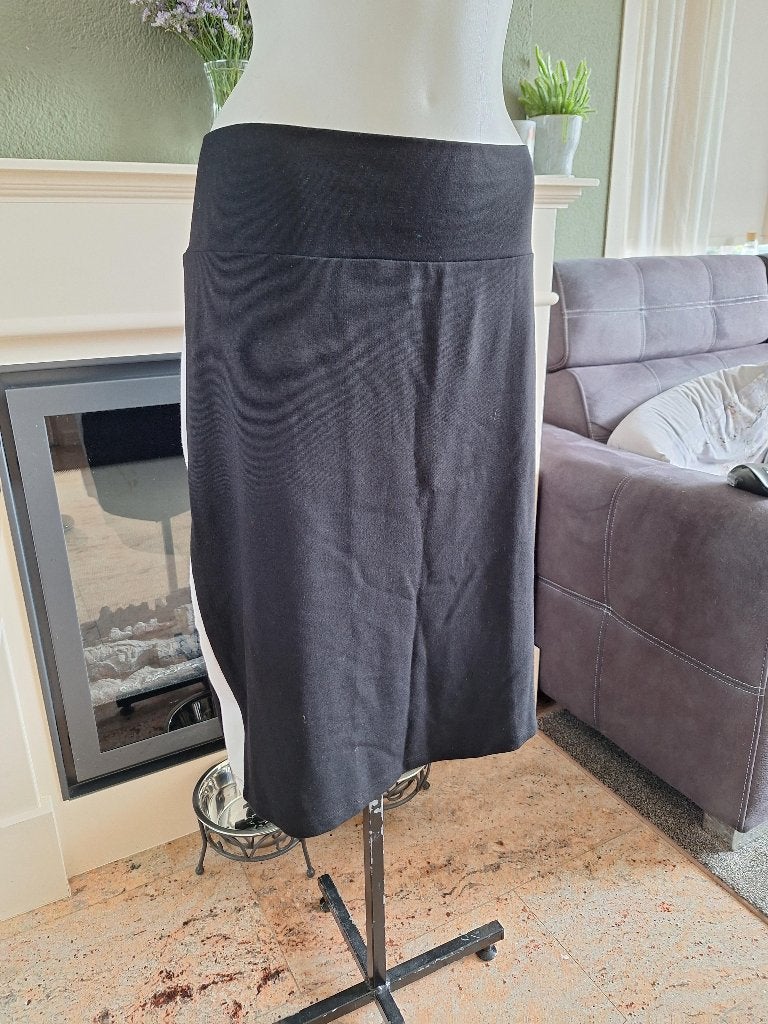 Yoek prachtige zwart wit sportieve rok L, Yoek, Verzenden, Zwart, Maat 42/44 (L)