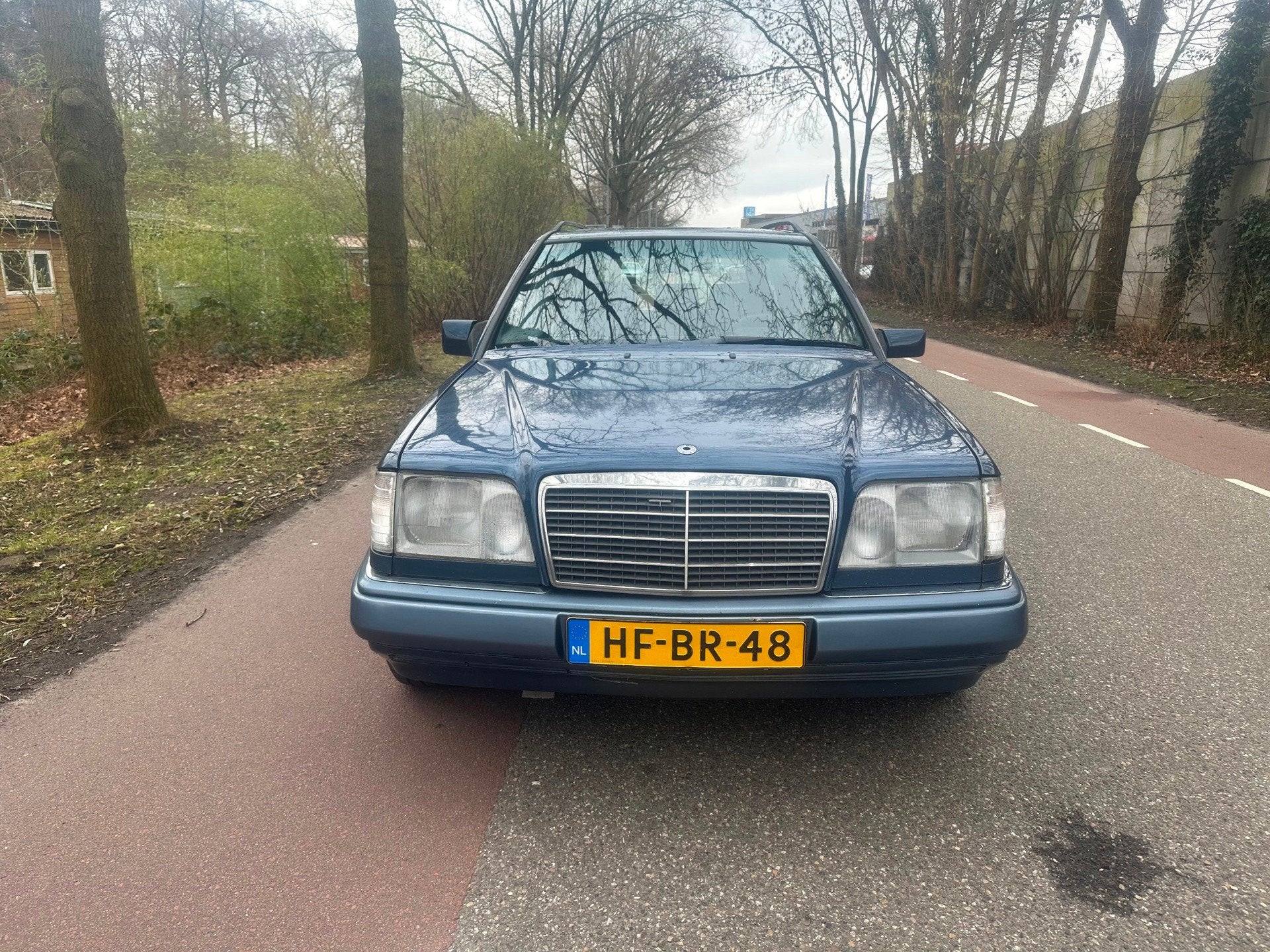 Mercedes-Benz E-klasse Combi 280 W124 A124 AIRCO AUTOMAAT LE, Auto's, Automaat, Achterwielaandrijving, Gebruikt, Blauw
