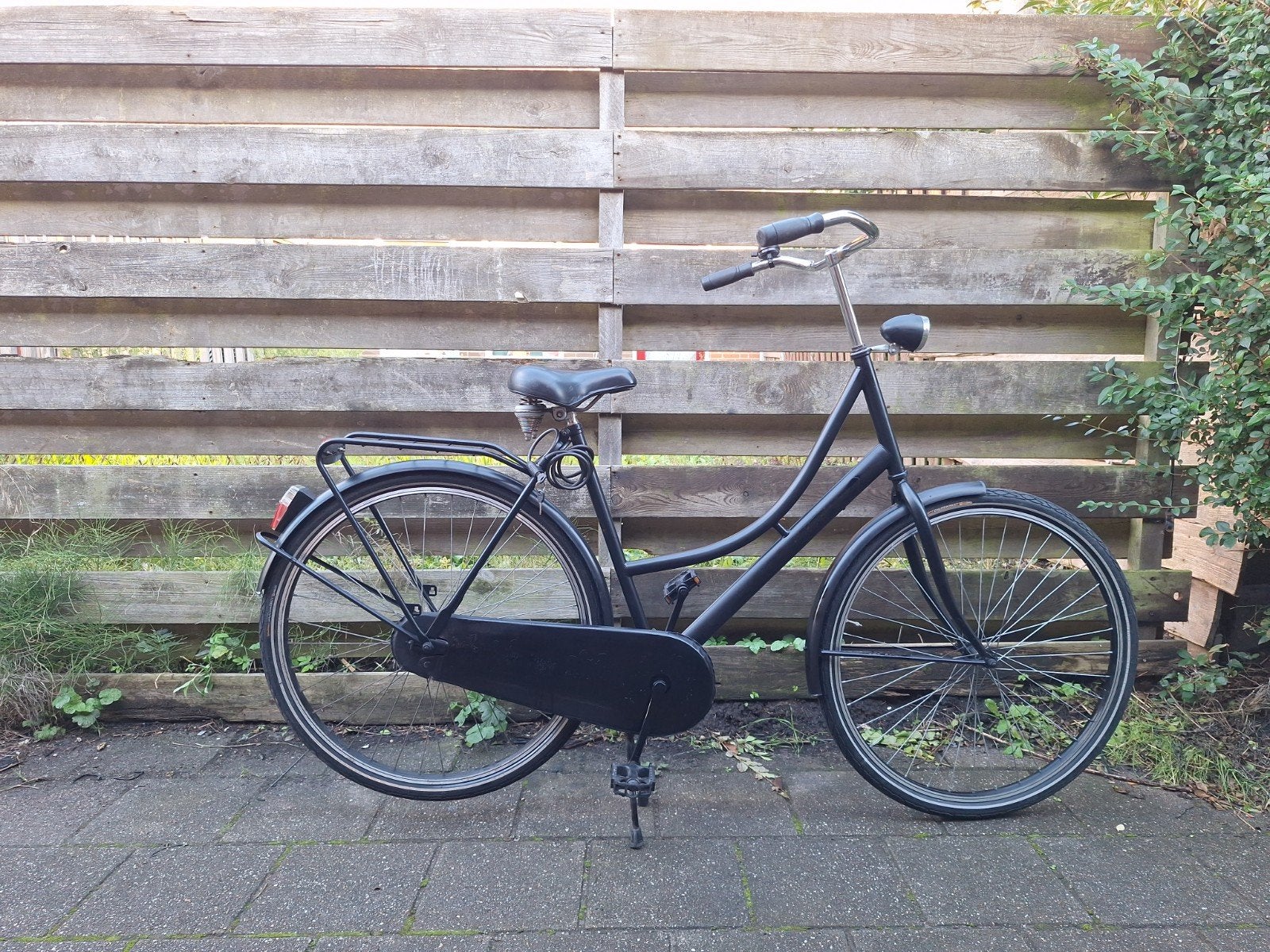 zeer mooie 28 inch omafiets slot enz, 56 cm of meer, Ophalen, Zo goed als nieuw, Terugtraprem