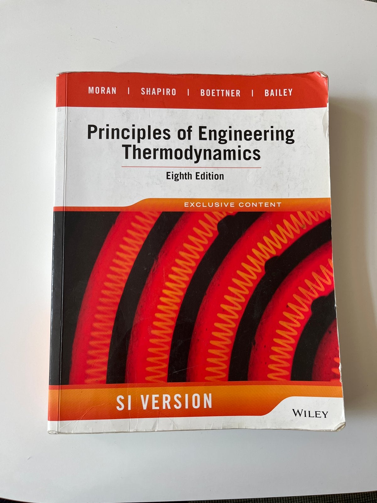 Principles of Engineering Thermodynamics - 8e editie, Ophalen, Beta, Zo goed als nieuw, HBO