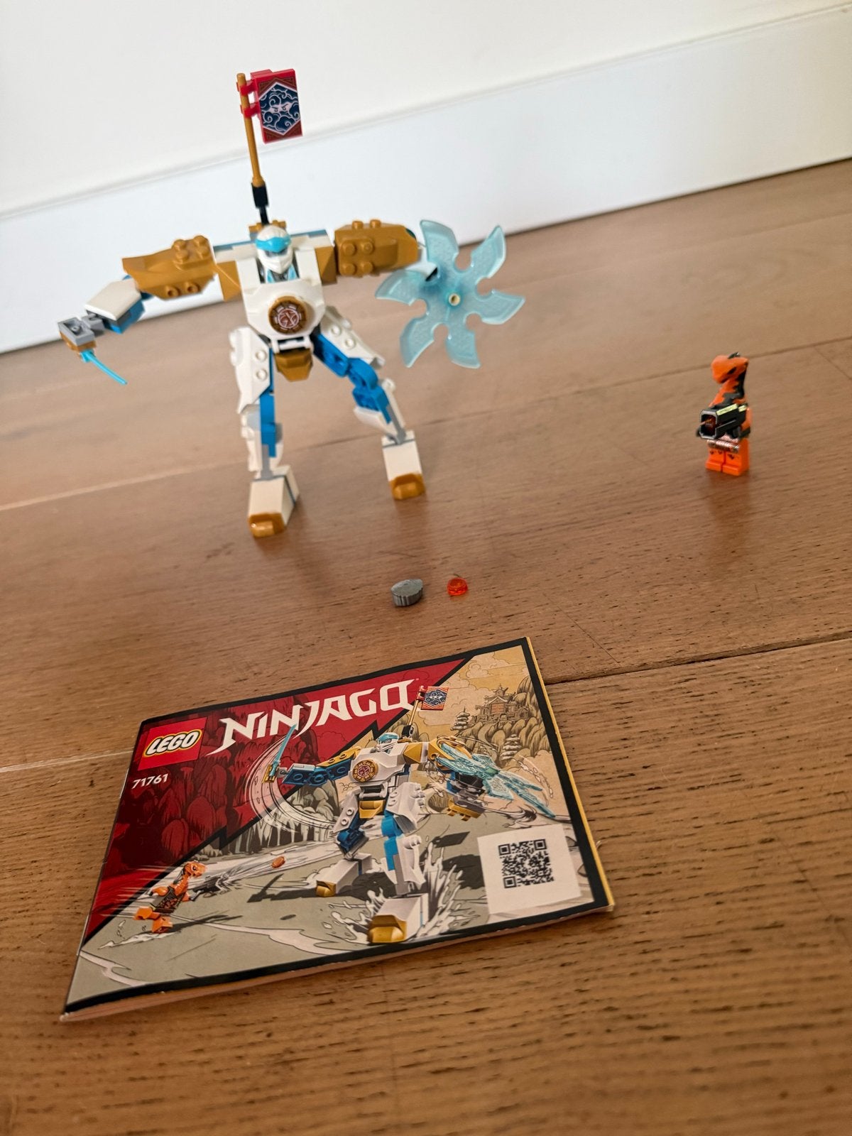 LEGO Ninjago 71761 Zane's Power-Up Mech EVO, Lego, Ophalen of Verzenden, Zo goed als nieuw, Compleet