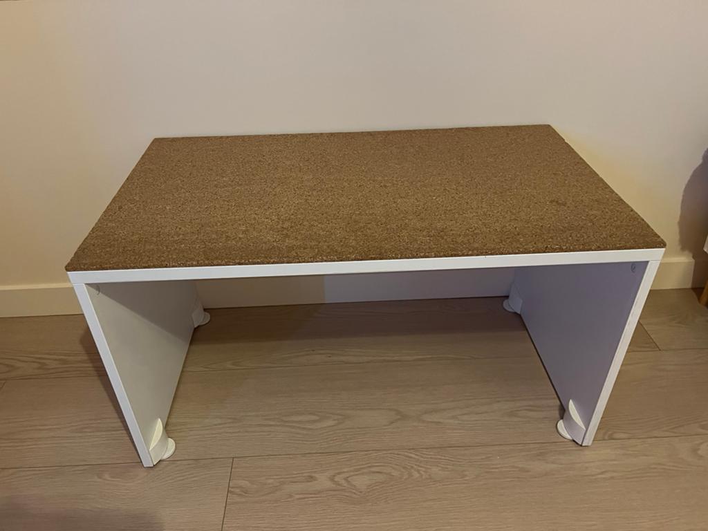 Smastad tafel met kurklaag, Ophalen, Gebruikt, Tafel