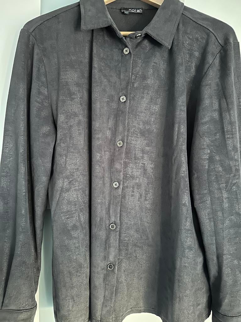 Norah grijze Blouse Maat 42, Kleding | Dames, Blouses en Tunieken, Ophalen of Verzenden, Zo goed als nieuw, Maat 42/44 (L), Zwart