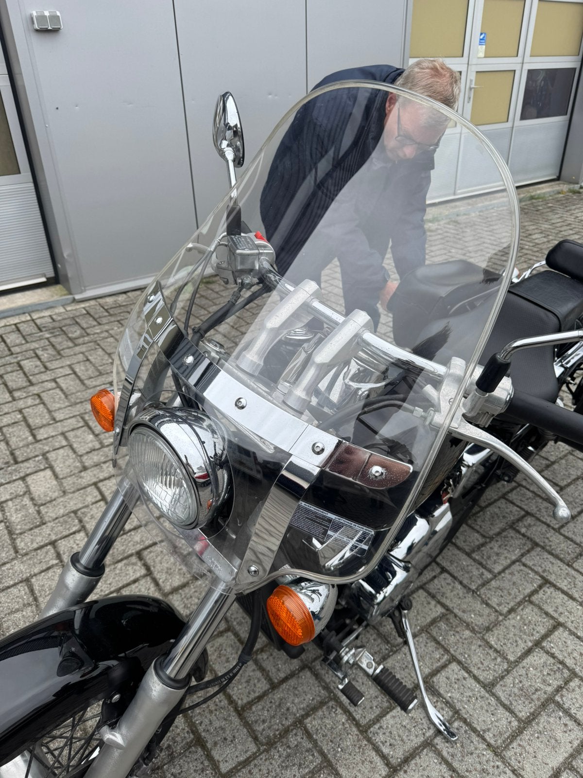 Honda vt 750 Blackwidow black widow windscherm origineel, Ophalen of Verzenden