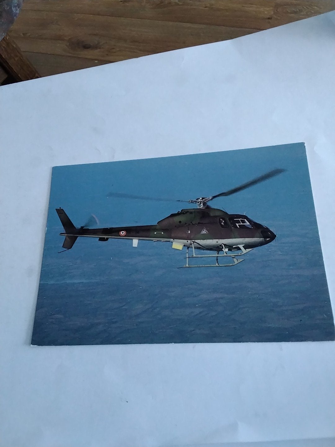 Oude ansichtkaart: Ecureuil AS 355 F Helikopter, Verzamelen, Ophalen of Verzenden