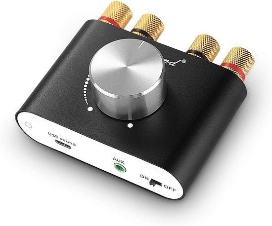 Nobsound NS-01G MAX Mini Bluetooth Power Amplifier 2.0 Chann, Ophalen of Verzenden, Overige merken