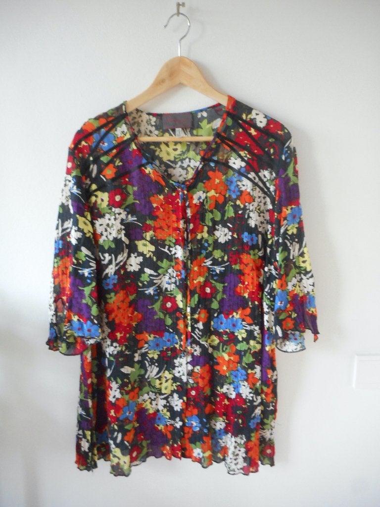 Blouse van Sempre Piu, maat 50, Kleding | Dames, Ophalen of Verzenden, Zo goed als nieuw, Sempre Piu, Blouse of Tuniek