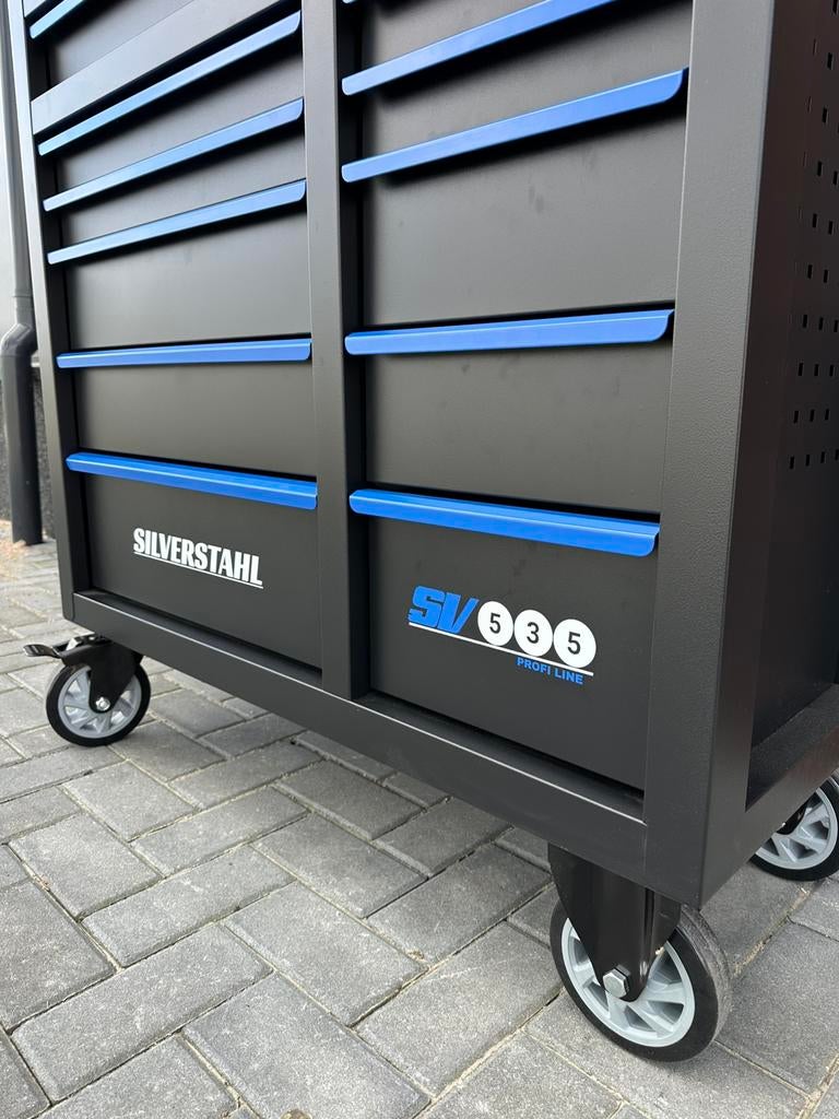 Silverstahl SV535 Gereedschapswagen 281-Delig / Nieuw, Auto diversen, Autogereedschap, Ophalen, Nieuw