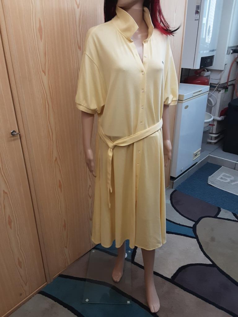 Jurk lacoste  m46, Kleding | Dames, Ophalen of Verzenden, Nieuw, Geel, Onder de knie