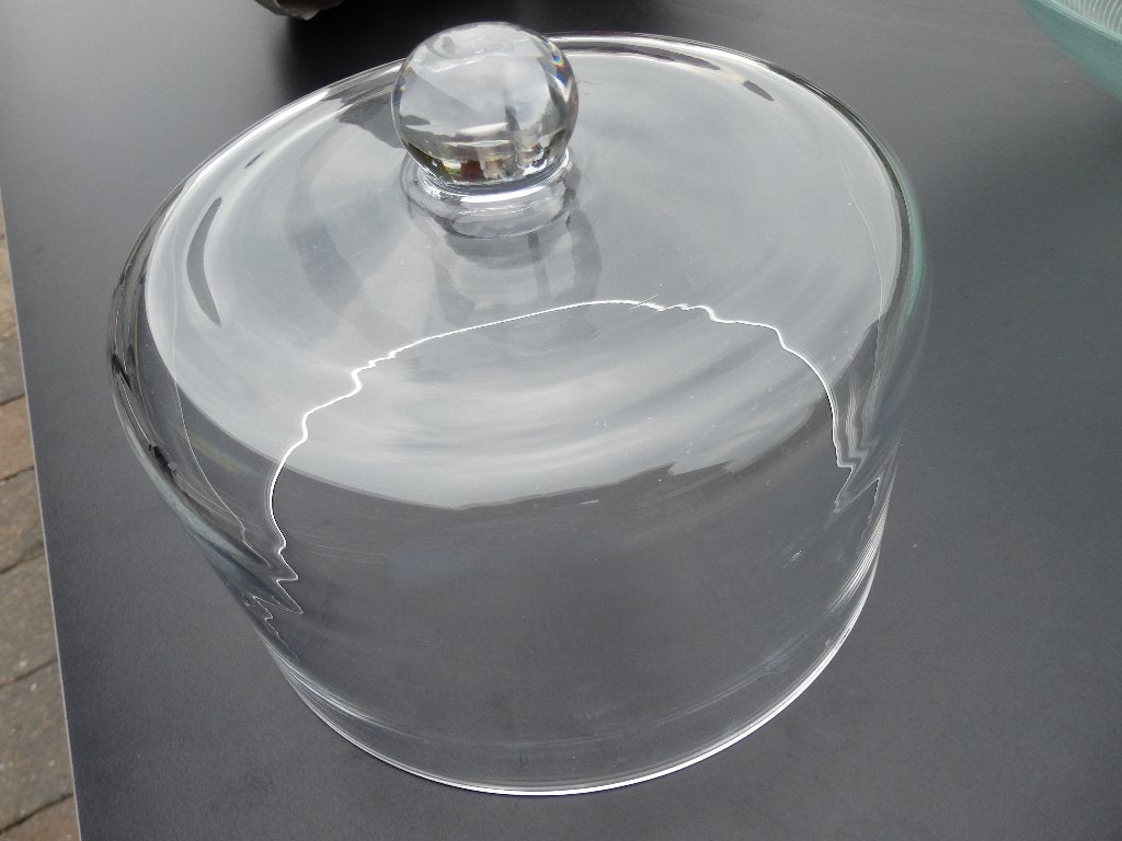 Glazen deksel 12 h 22 cm doorsnee, Huis en Inrichting, Ophalen of Verzenden, Nieuw, Glas, Overige typen