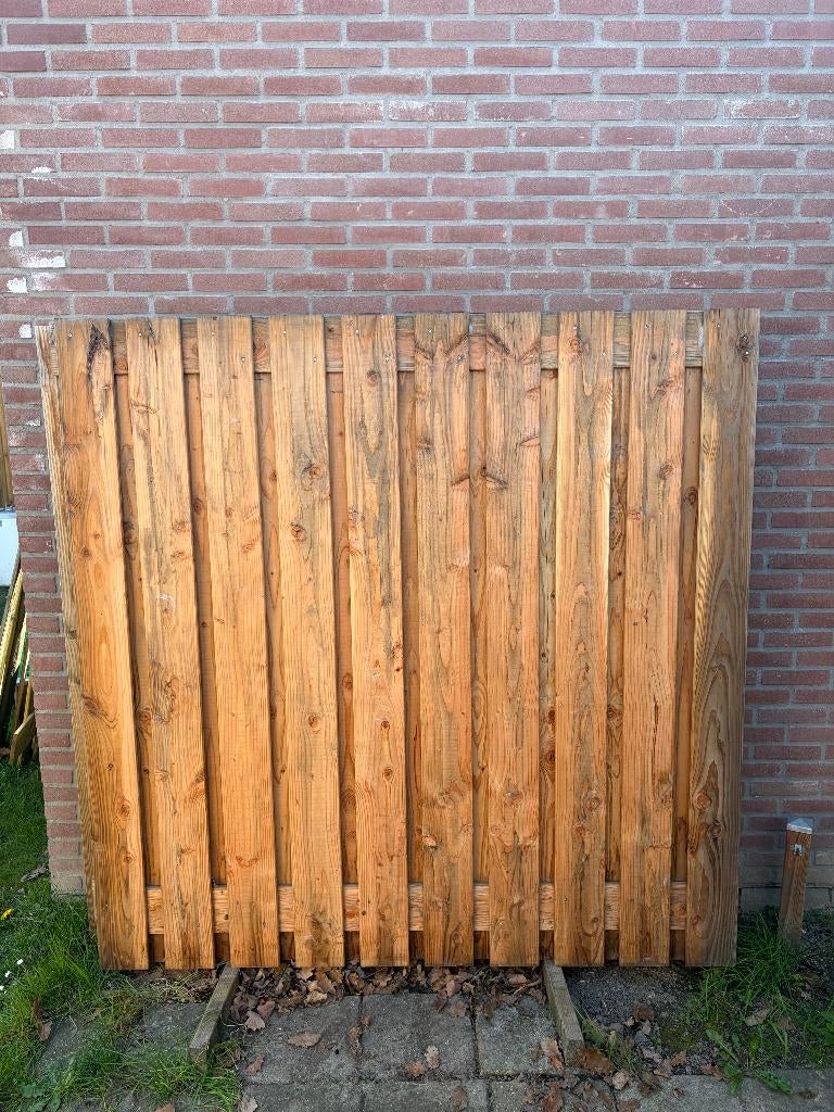 5x Douglas schutting scherm, Tuin en Terras, Schuttingen, Ophalen, 1 tot 2 meter, Minder dan 3 meter, Nieuw