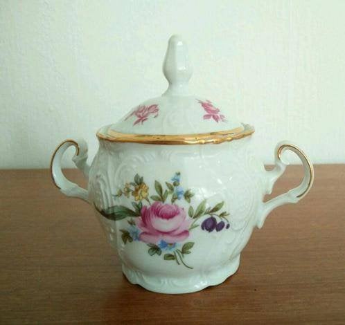 Suikerpot bernadotte porselein czechoslovakia, Ophalen of Verzenden