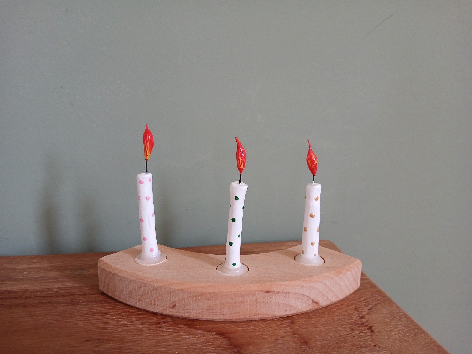 Jaarringsteker set "kaarsjes", verjaardag, Ophalen of Verzenden, Nieuw