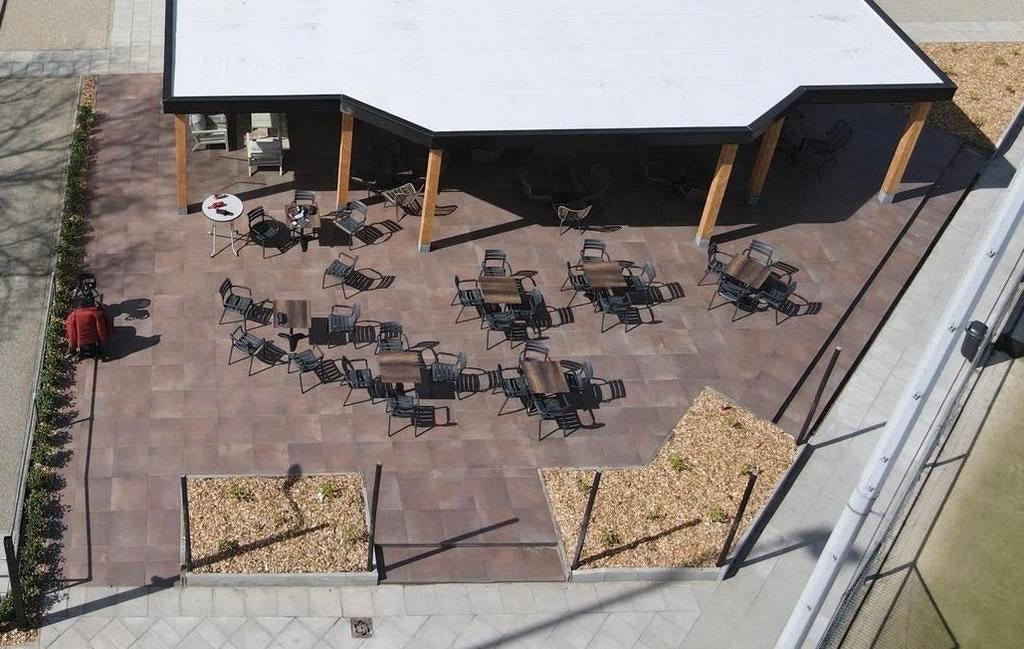 Keramische Terrastegels Corten light 60x60x3cm - 36m2, Ophalen, Keramiek, Nieuw, 10 m² of meer