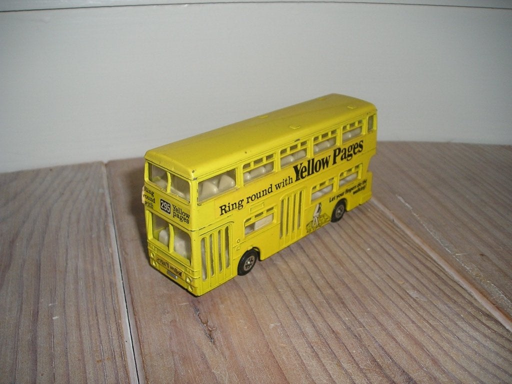 Dinky Toys 295 Atlantean Bus Yellow Pages, Ophalen of Verzenden