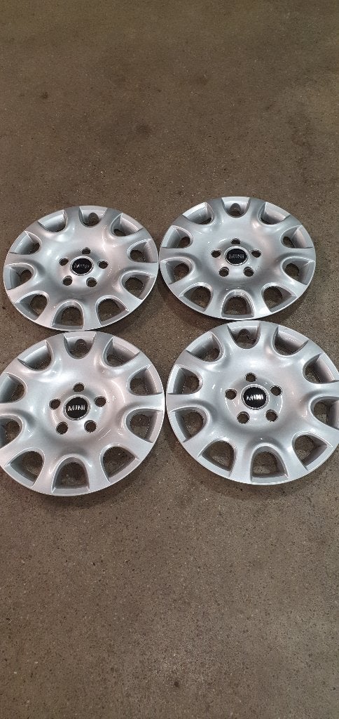 15 inch wieldoppen voor Mini One/Cooper/Cabrio origineel, Ophalen, Zo goed als nieuw