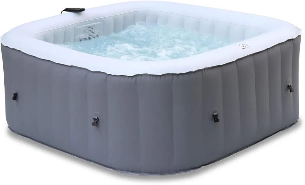 MSPA Fjord 4-persoons opblaasbare jacuzzi, Ophalen, Gebruikt, Filter, Opblaasbaar