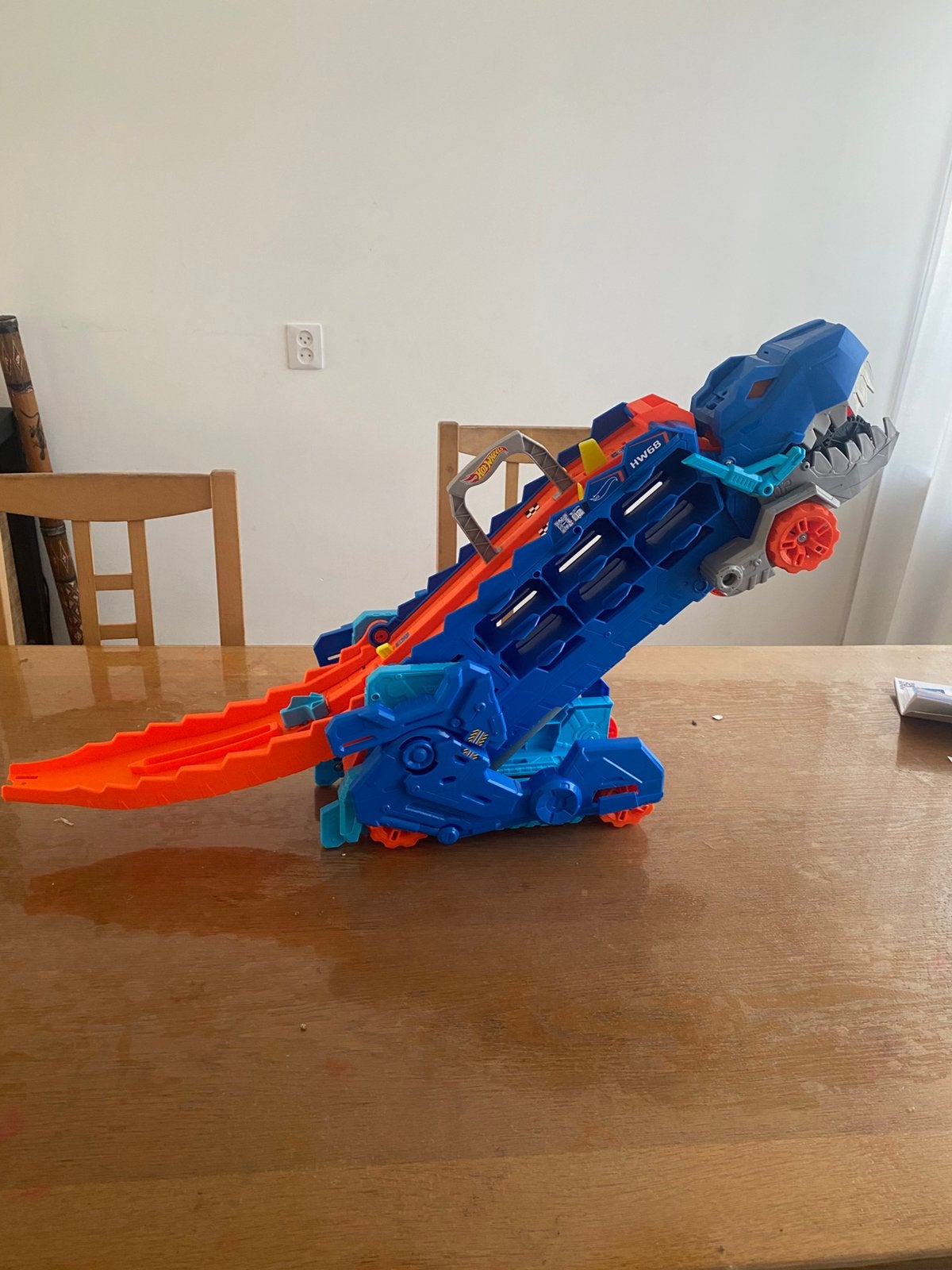 Hot Wheels ultimate dino, Ophalen, Zo goed als nieuw, Handmatig, Hot Wheels