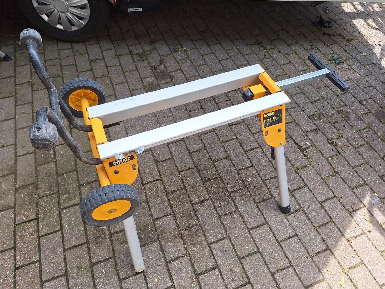 Dewalt verrijdbaar onderstel DE7400., Ophalen