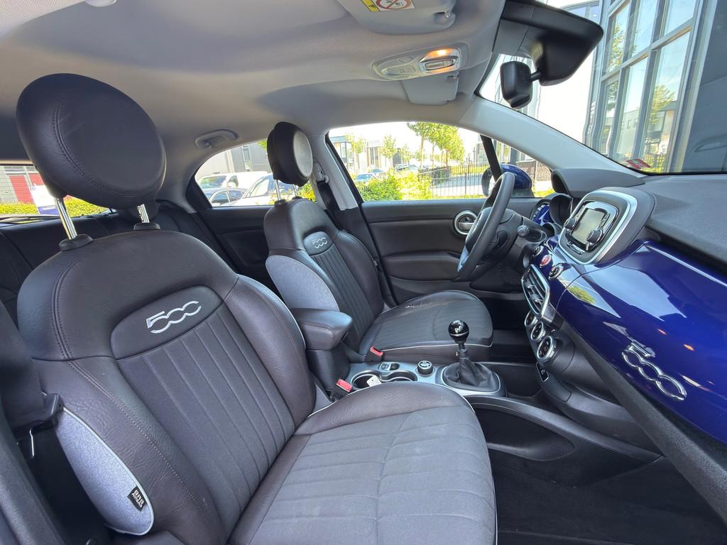 Fiat 500 X 1.4 Turbo MultiAir Lounge/ LAGE KM / NAP / 1E EIG, Auto's, Fiat, Voorwielaandrijving, Gebruikt, 4 cilinders, Blauw