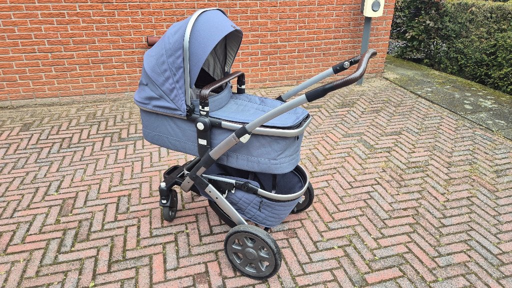 Te koop: Joolz Geo 2 met uitbreidingset en vele toebehoren, Gebruikt, Combiwagen, Verstelbare duwstang, Ophalen