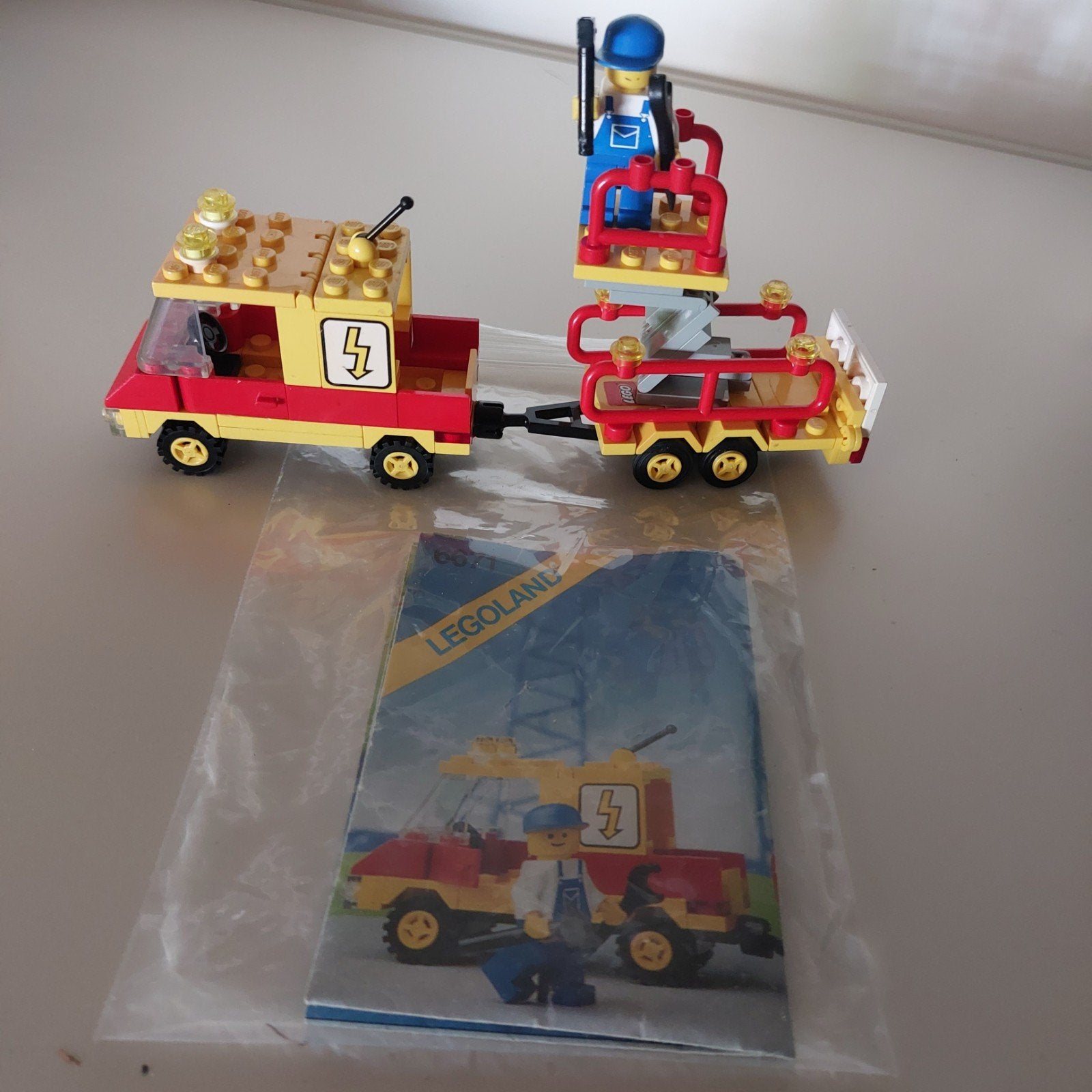 Lego 6671 Utility Van met aanhanger en minifiguur, Ophalen of Verzenden