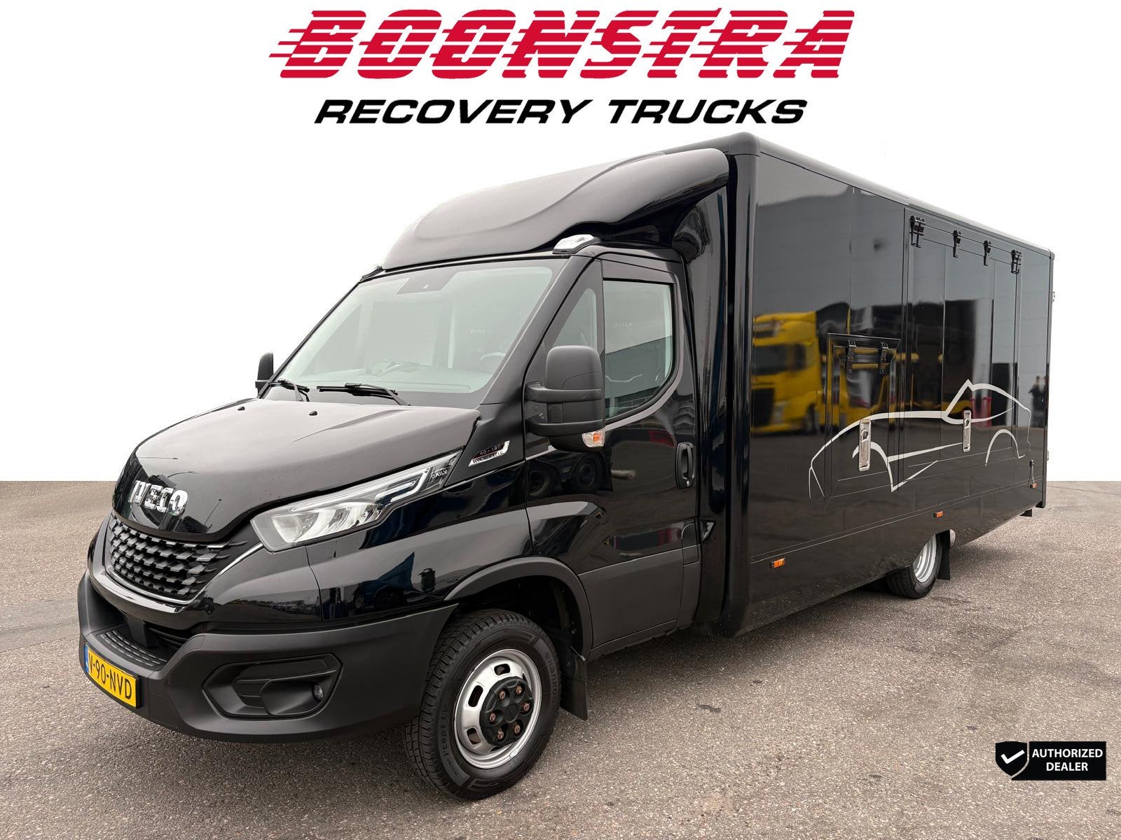 Iveco Daily 40-180 HIMATIC Winch Geschlossen Sportwagen tran, Automaat, Achterwielaandrijving, Gebruikt, Euro 6