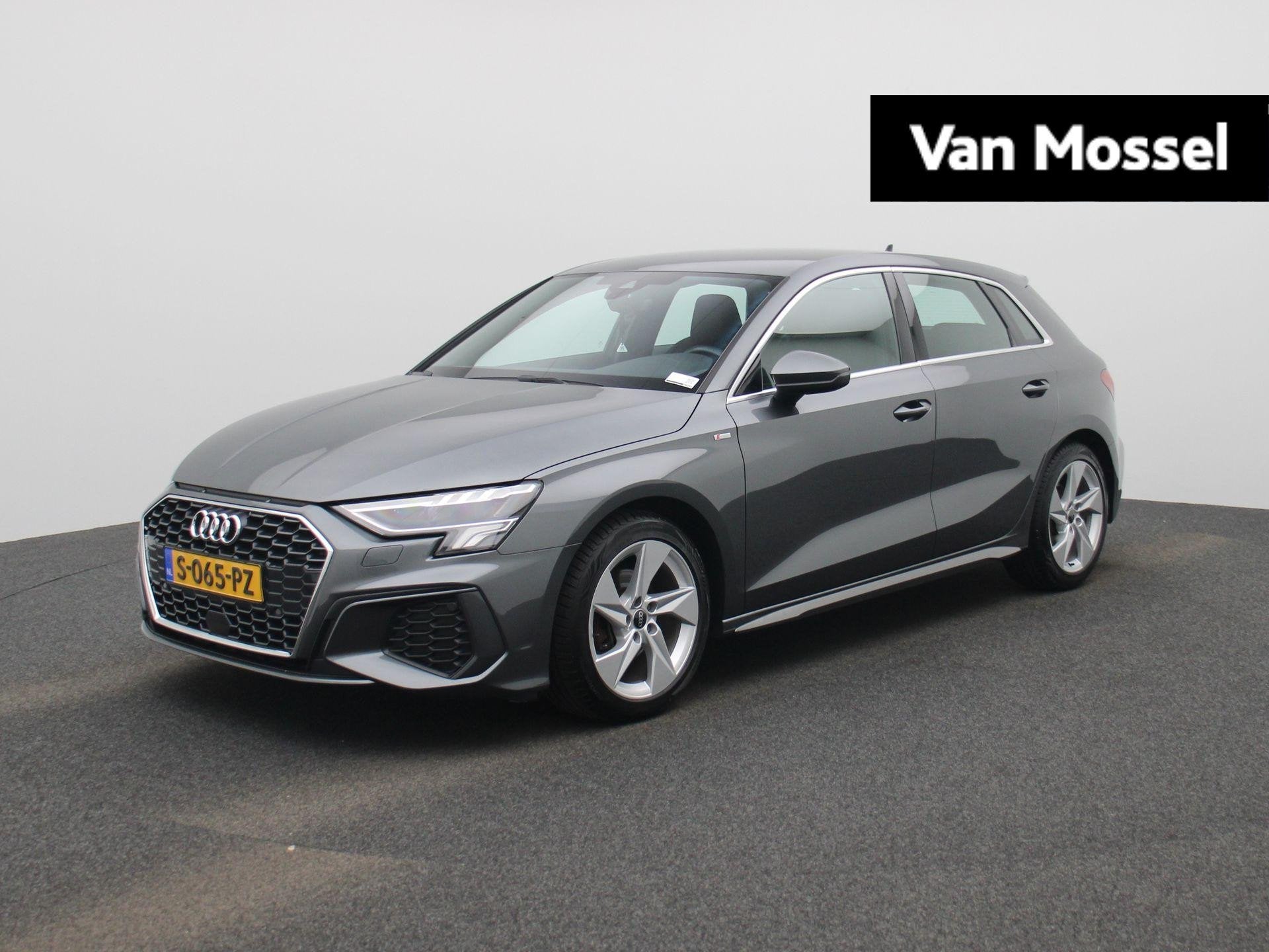 Audi A3 Sportback 30 TFSI S edition 110 PK | S-Line | Automa, Auto's, 12 maanden, Gebruikt, Leder en Stof, Origineel Nederlands