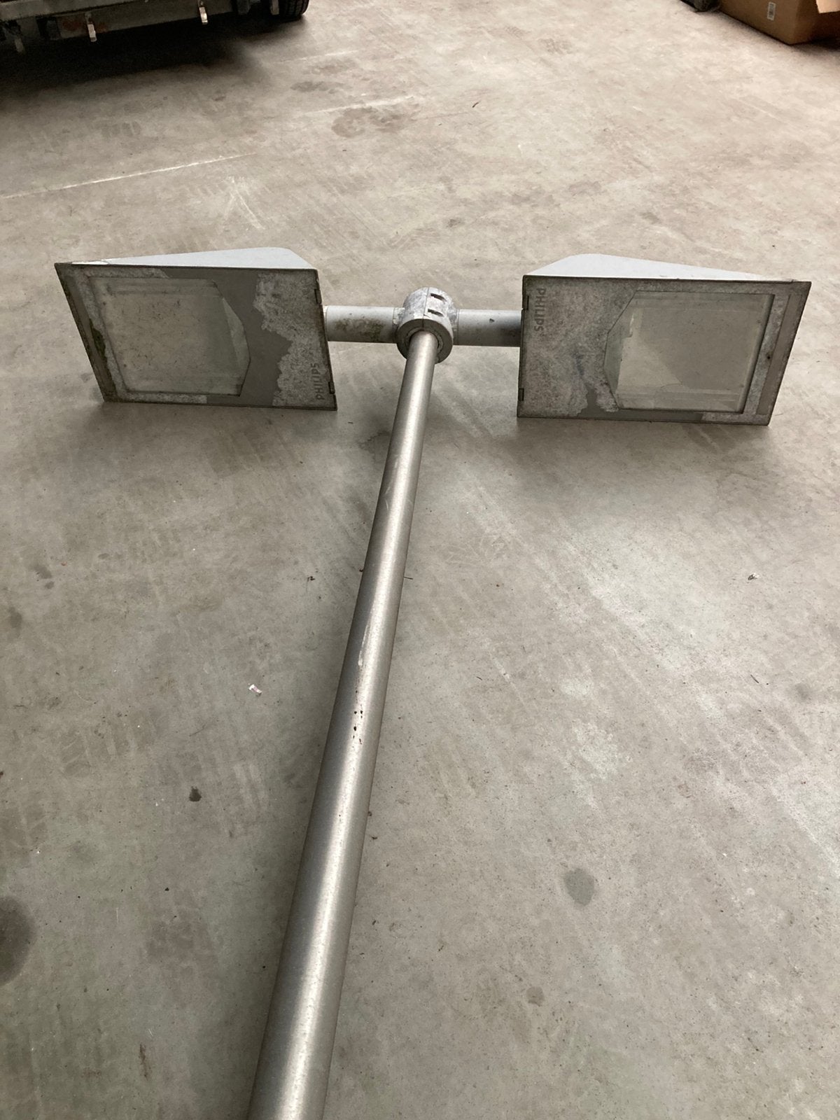 Lichtmast compleet goed werkend en van aluminium, Ophalen, Overige typen, Aluminium, 50 tot 250 watt