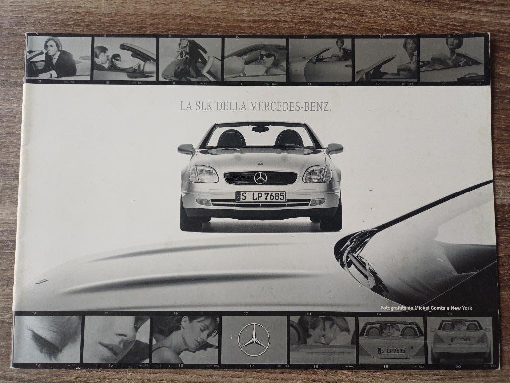 Mercedes SLK brochure uit 1996, Ophalen of Verzenden, Gelezen, Mercedes