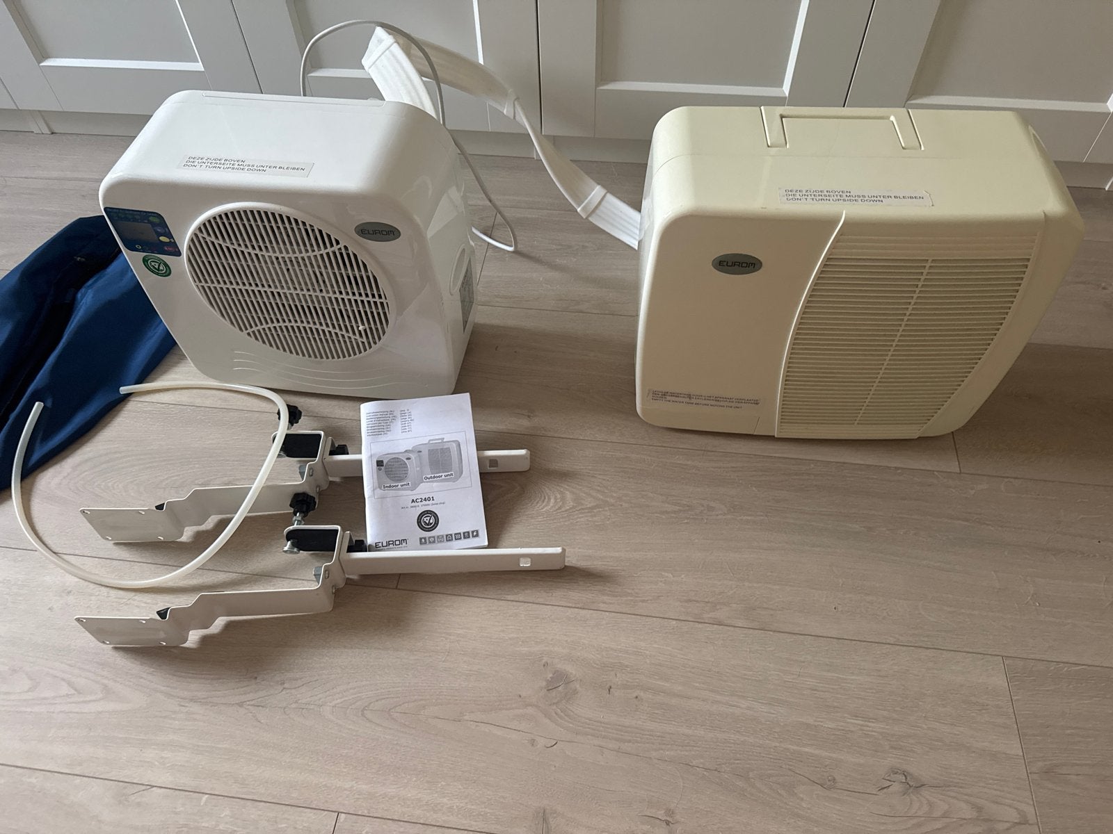 Eurom AC2401 Caravan Airco - Compact en Krachtig, Ophalen, Gebruikt, Minder dan 60 m³, 2 snelheden