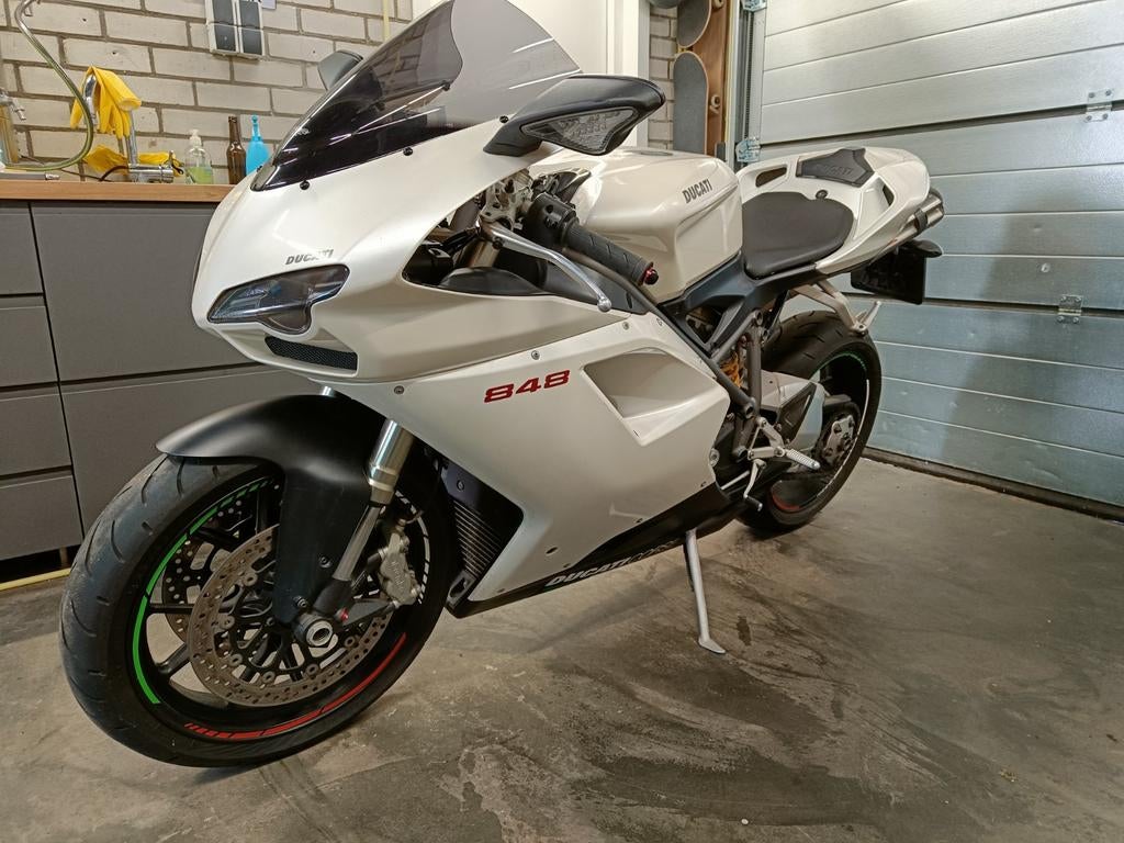 Ducati 848 uit 2008 35k gelopen, 2 cilinders, 849 cc, Occasion, Motorrijbewijs A