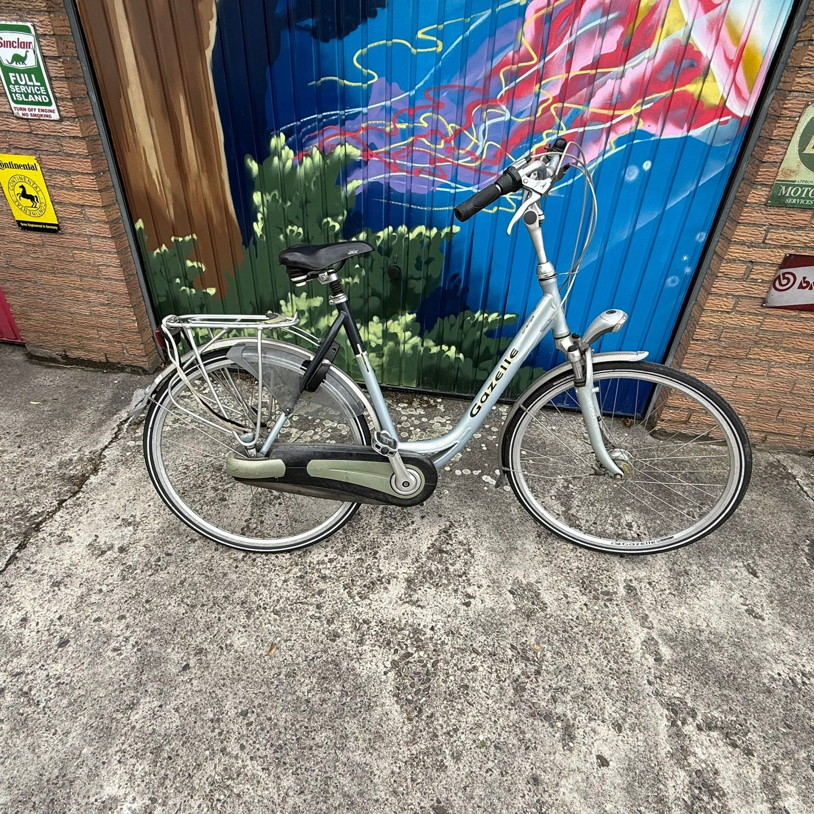 Te koop; dames fiets gazelle orange, Ophalen, 20 inch of meer, Gebruikt, Versnellingen