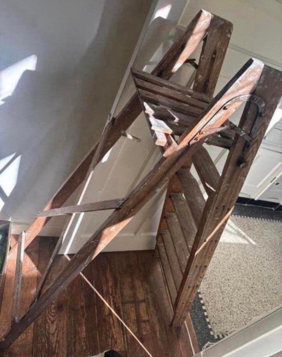 Huishoudtrap, Doe-het-zelf en Verbouw, Ladders en Trappen, Ophalen, Zo goed als nieuw, Minder dan 2 meter