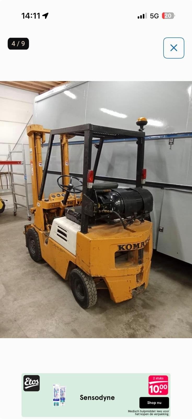Komatsu Gas Heftruck in goede staat., Ophalen of Verzenden