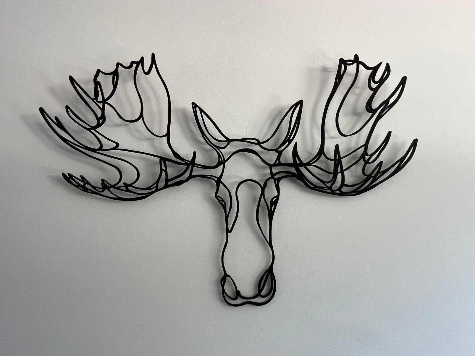 Eland muurdecoratie, Ophalen, Overige typen, Zo goed als nieuw, 100 tot 125 cm