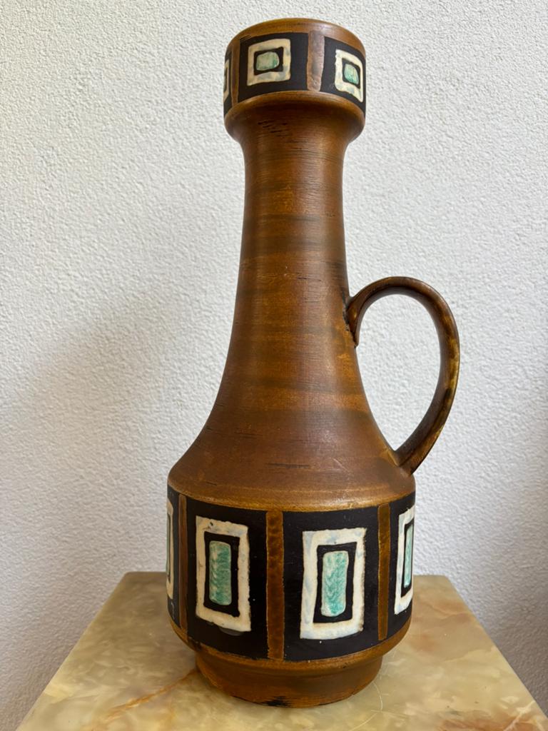 Retro West-Germany vaas Jasba Keramik 40 cm, Ophalen of Verzenden